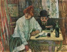 At the Café La Mie c1891, (1952). Creator: Henri de Toulouse-Lautrec