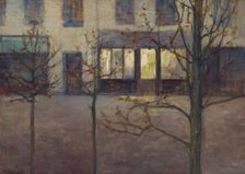 At the Café, Morning in Paris, c1900s. Creator: Martha Tynell
