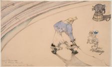 At the Circus: Clown Footit, 1899