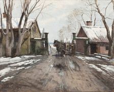 At the City Toll Gate, 1892. Creator: Victor Forssell