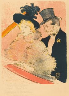 At the Concert (Au concert), 1896. Creator: Henri de Toulouse-Lautrec