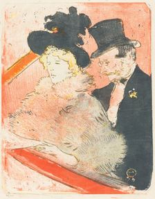 At the Concert (Au concert), 1896. Creator: Henri de Toulouse-Lautrec