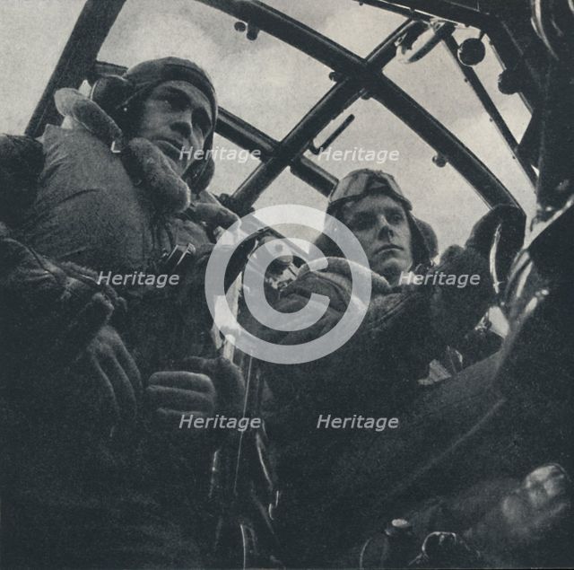 'At the controls', 1941. Artist: Cecil Beaton.