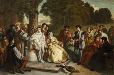 At the Court of Margaret of Austria, 1854. Creator: Lies, Joseph Henri Hubert (1821-1865)