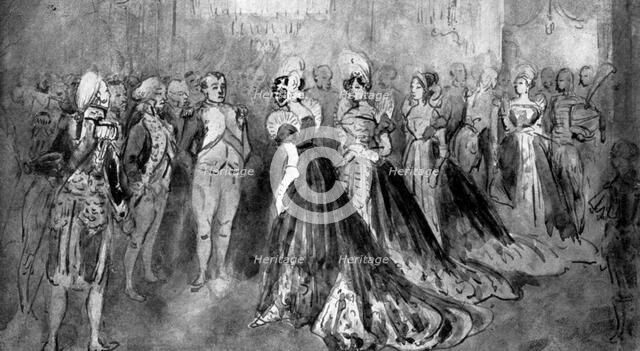 'At the Court of Napoleon', (1930). Artist: Constantin Guys
