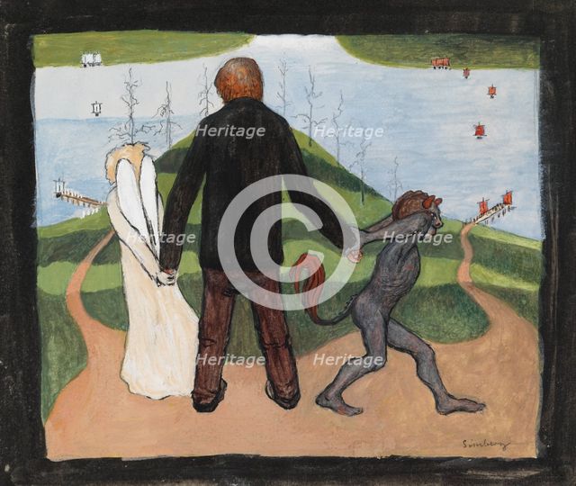 At the Crossroads, 1896. Creator: Hugo Simberg.