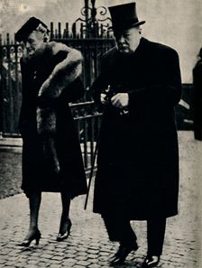 At the Duke of Connaught's Funeral January 1942, (1945). Creator: Unknown