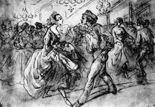 At the Dance 19th century, (1930).Artist: Constantin Guys