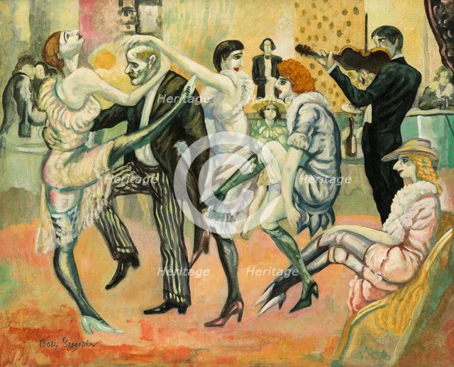 At the Dance Hall, 1913-1914.