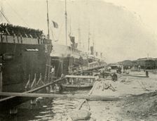At the Dock, June 10th Spanish-American War, 1898, (1899). Creator: Burr McIntosh