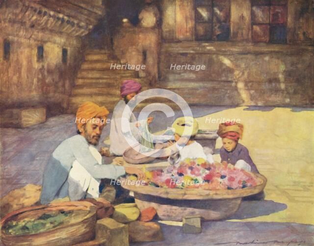 'At the Door of the Temple', 1905. Artist: Mortimer Luddington Menpes.