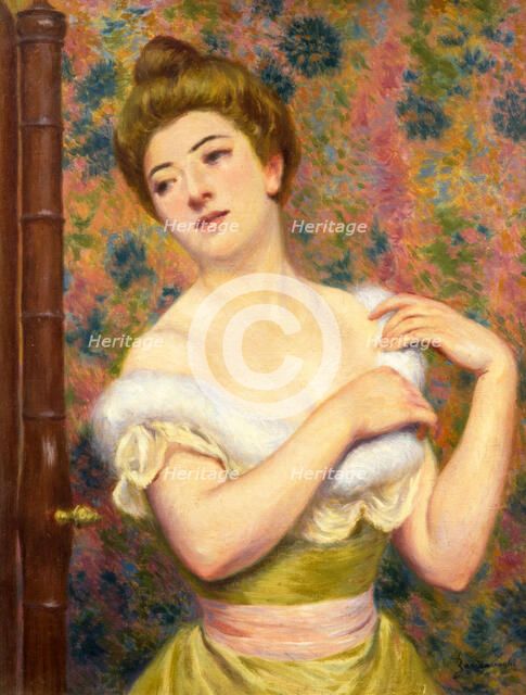 At the dressing table. Creator: Zandomeneghi, Federico (1841-1917).