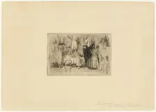 At the Dressmaker, 1895-1896. Creator: William James Glackens