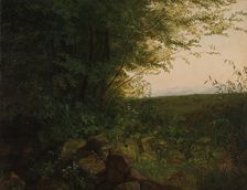 At the Edge of the Forest, ca. 1820. Creator: August Heinrich