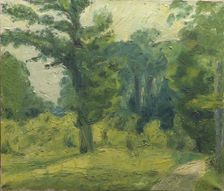 At the Edge of the Wood;A Glade in a Wood Near Soro, 1915. Creator: Harald Giersing