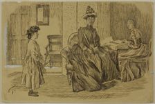 At the Employment Office, 1870/91. Creator: Charles Samuel Keene