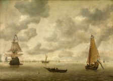 At the Entrance of the Harbour, 1640-1650. Creator: Hendrick van Anthonissen