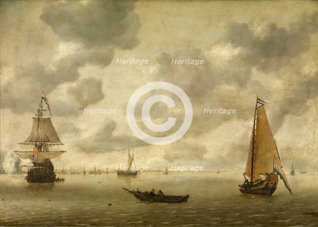 At the Entrance of the Harbour, 1640-1650. Creator: Hendrick van Anthonissen.