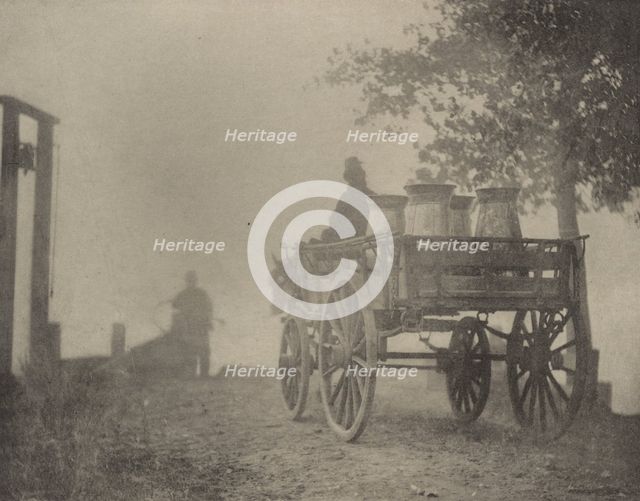 At the Ferry?A Misty Morning, 1890-1891, printed 1893. Creator: Dr Peter Henry Emerson.