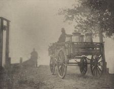 At the Ferry?A Misty Morning, 1890-1891, printed 1893. Creator: Dr Peter Henry Emerson
