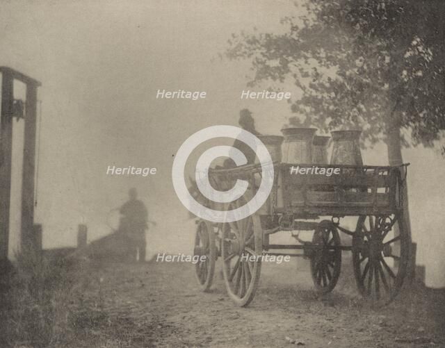 At the Ferry?A Misty Morning, 1890-1891, printed 1893. Creator: Dr Peter Henry Emerson.