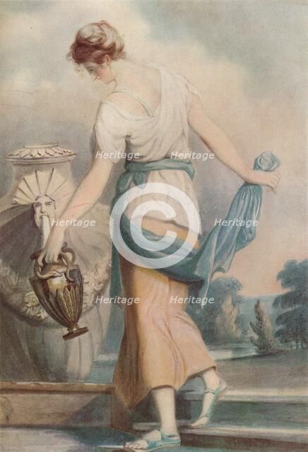 At the Fountain, c1770-1801, (1924). Artist: William Hamilton