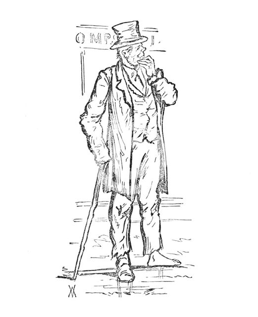 At the Galway Assizes: a "Souper", 1881. Creator: Wallis Mackay.