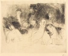 At the Gambling Table (first plate), 1909. Creator: Jean Louis Forain