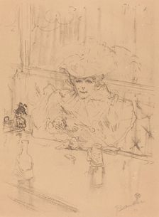 At the Hanneton (Au Hanneton), 1898. Creator: Henri de Toulouse-Lautrec