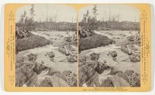 At the Head of the Falls above Thompson, 1889. Creator: Henry Hamilton Bennett