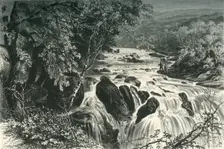 At the Head of the Swallow Falls c1870