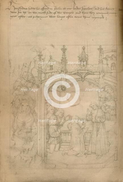 'At the Holy Sepulchure', 1903. Artist: Unknown.