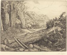 At the Home of the Woodcutters (Chez les bucherons). Creator: Alphonse Legros