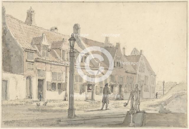 At the Koepoort in Delft, 1819. Creator: Johannes Jelgerhuis.