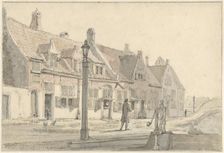 At the Koepoort in Delft, 1819. Creator: Johannes Jelgerhuis