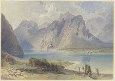 At the Königssee, 19th century. Creator: Leopold Rottmann