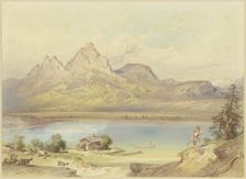 At the Lake Lucerne, 19th century. Creator: Leopold Rottmann