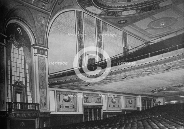 At the line of the balcony, the Allen Theatre, Cleveland, Ohio, 1925. Artist: Unknown.