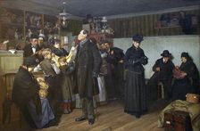 At the pawnbroker's, 1893. Creator: Frants Henningsen