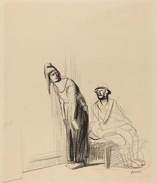 At the Peace Conference, c. 1919. Creator: Jean Louis Forain