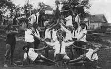 At the pioneer camp, 1928. Creator: Unknown