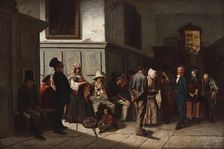 At the police station, 1857. Creator: D'Unker, Carl (1828-1866)