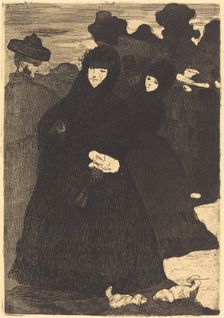 At the Prado (Au Prado), 1865/1868. Creator: Edouard Manet