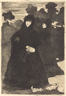 At the Prado (Au Prado), 1865/1868. Creator: Edouard Manet