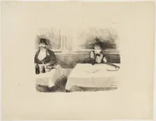 At the Restaurant, 1890. Creator: Jean Louis Forain