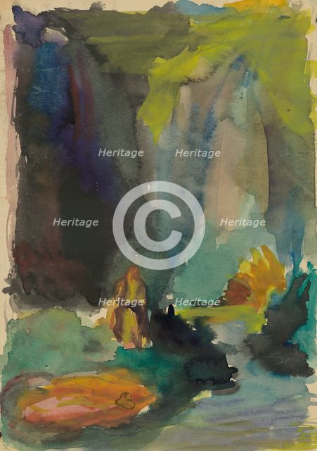 At the river, 1940-1944. Creator: Ján Novák.