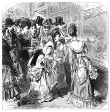 At the Royal Academy, 1870. Creator: Unknown