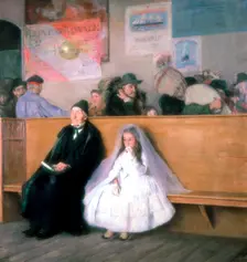 At the Station c1870-1900. Artist: Giuseppe Ricci