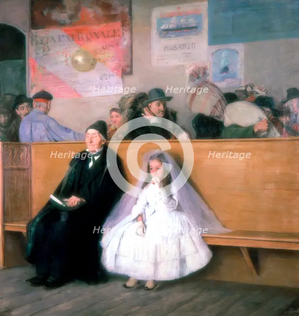 'At the Station', c1870-1900. Artist: Giuseppe Ricci