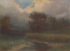 At the stream, around 1910. Creator: Felicián Moczik